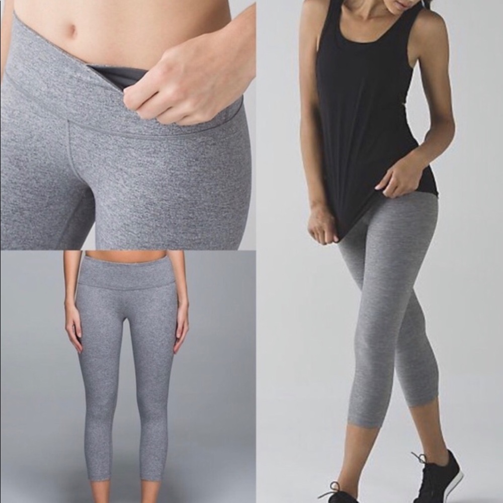 Wunder Under Heather Grey Crops